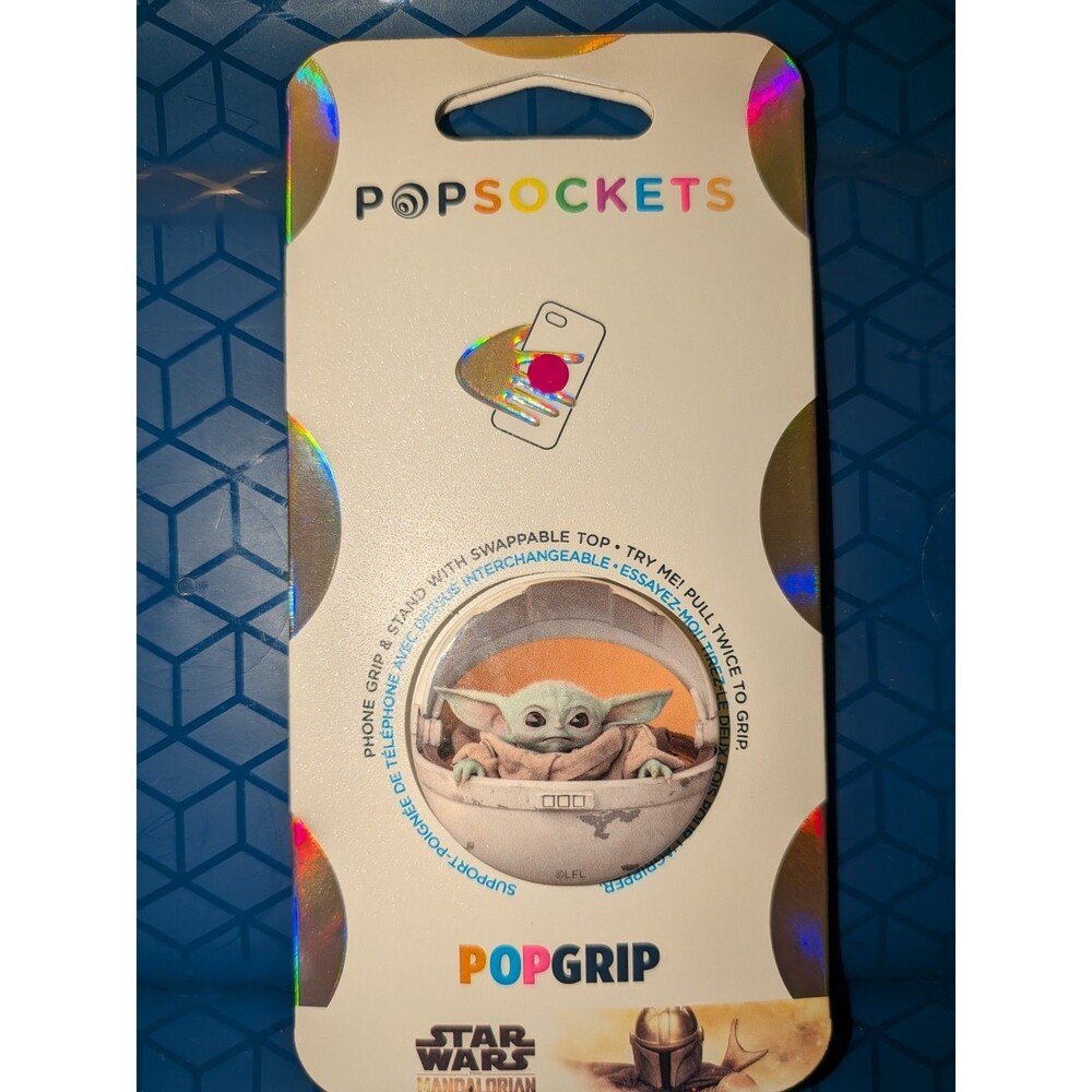 Disney Mandalorian Baby Yoda The Child Grogu Pop Sockets Pop Grip Star Wars NEW